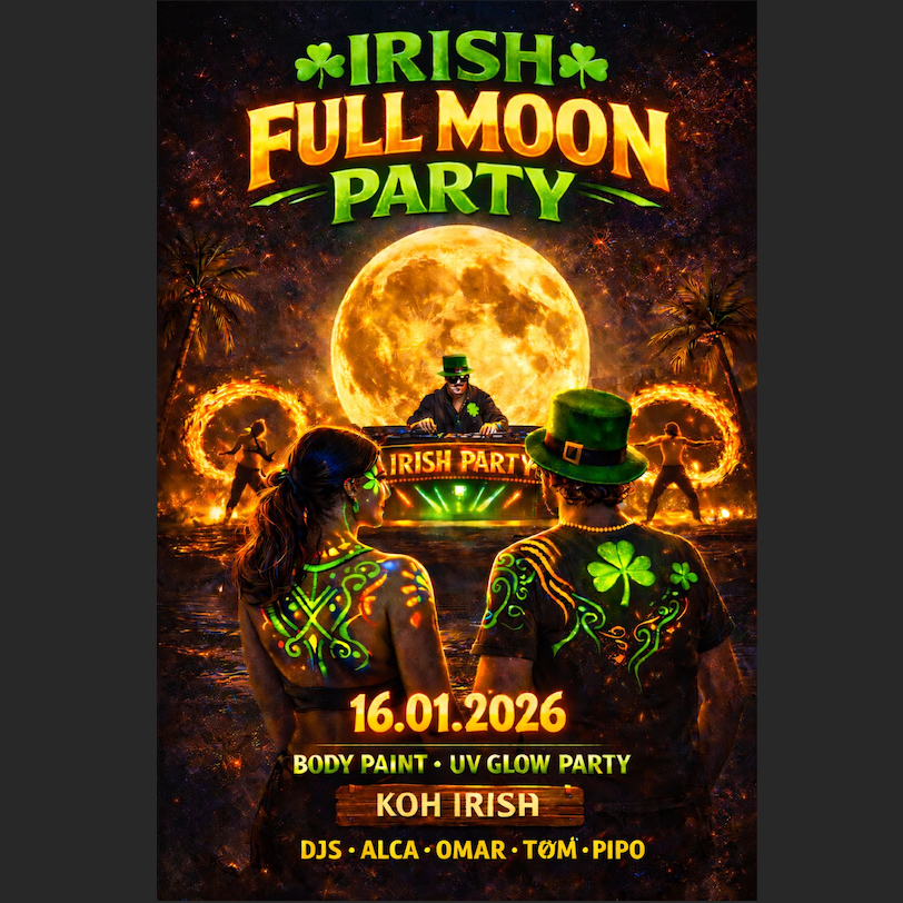 ☘️ IRISH FULL MOON PARTY ☘️ image
