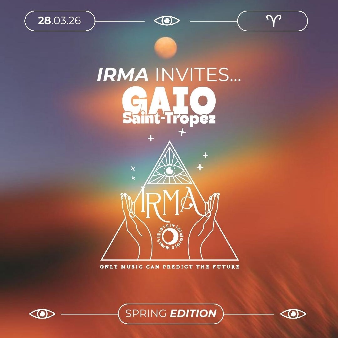 IRMA invites Gaïo Saint-Tropez – Spring Edition | Electronic Music Night in Brussels – Spirito image