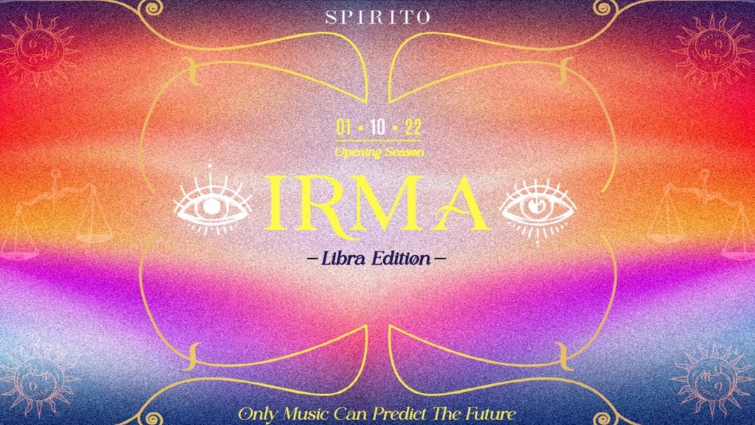 Cartel del evento Irma | Libra Edition
