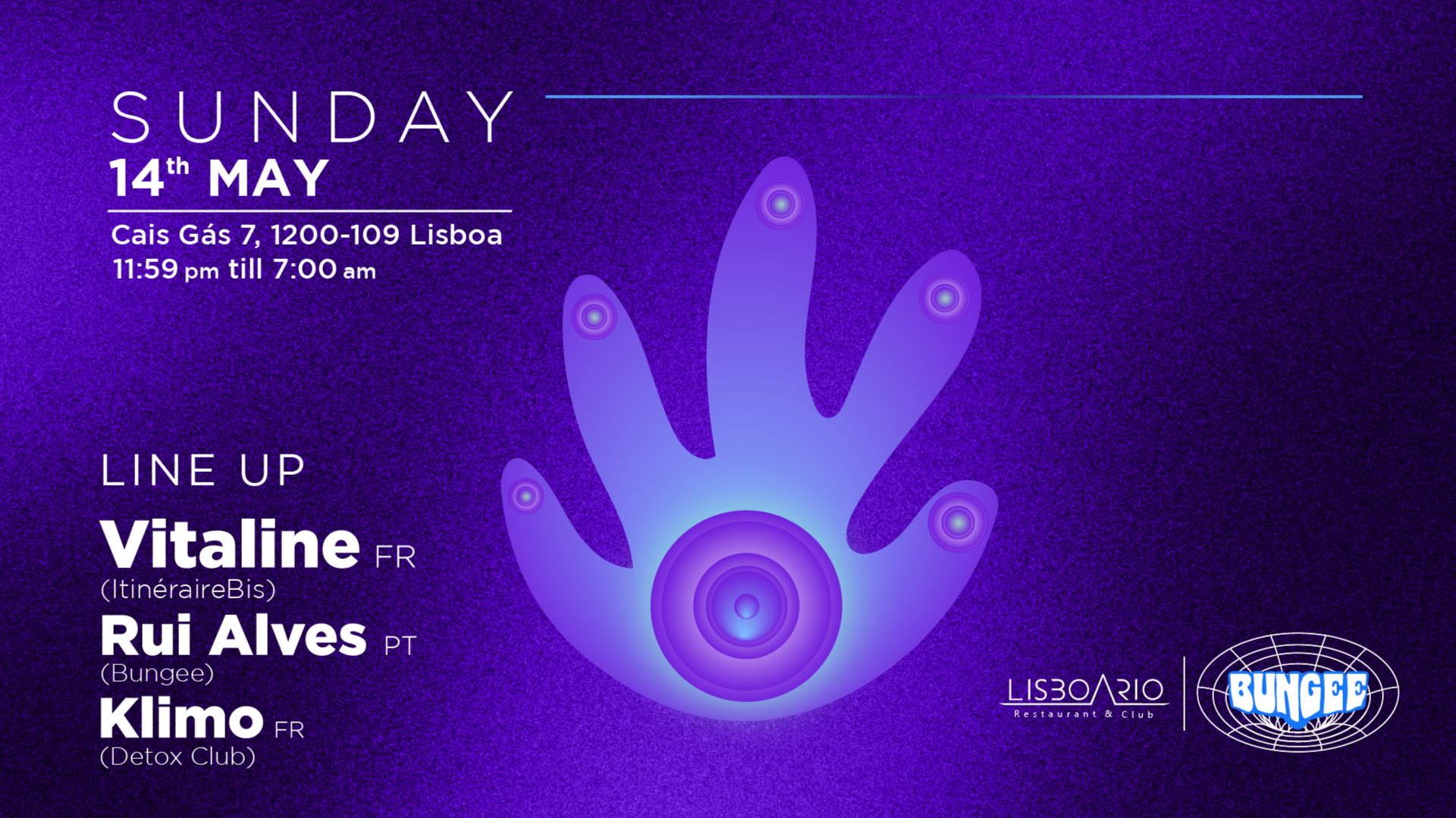 Vitaline • Rui Alves • Klimo - 14 MAY • Lisboa Rio image