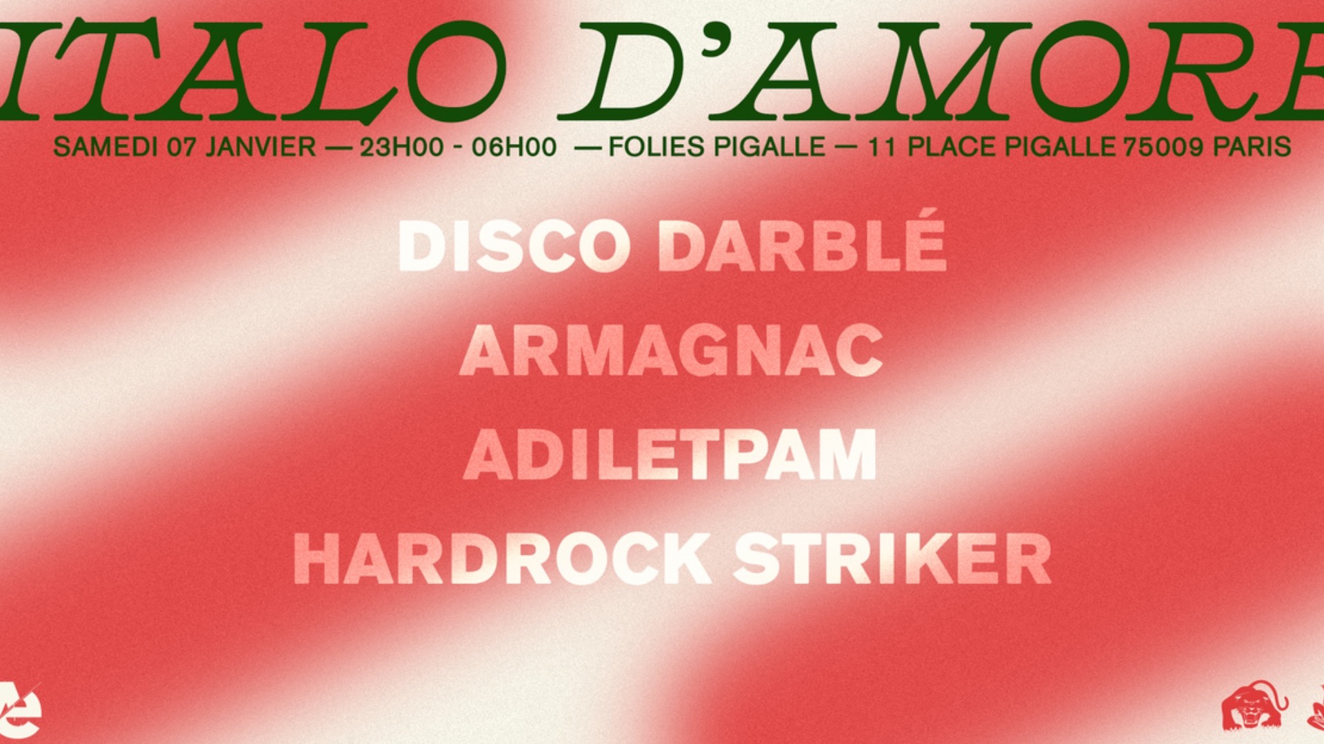 Italo D'amore w/ Hardrock Striker, Disco Darblé, Armagnac & Adiletpam image