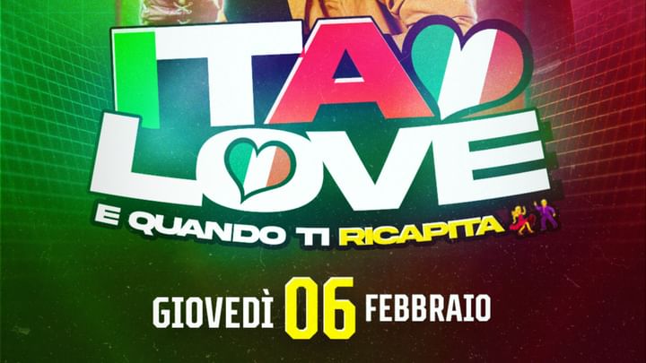 Cover for event: ITALOVE - Italian Party 06 Fev