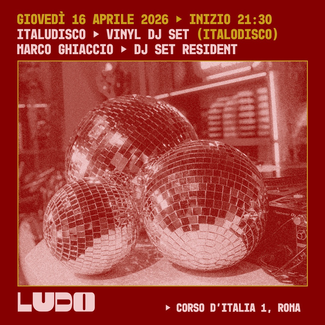 Copertina ufficiale dell'evento ITALUDISCO | il format italodisco di LUDO