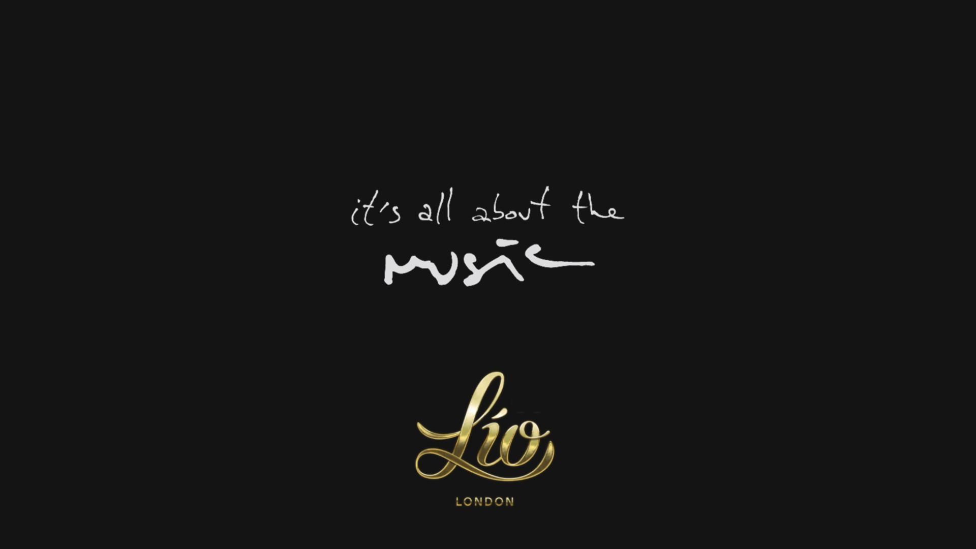 It's All About The Music