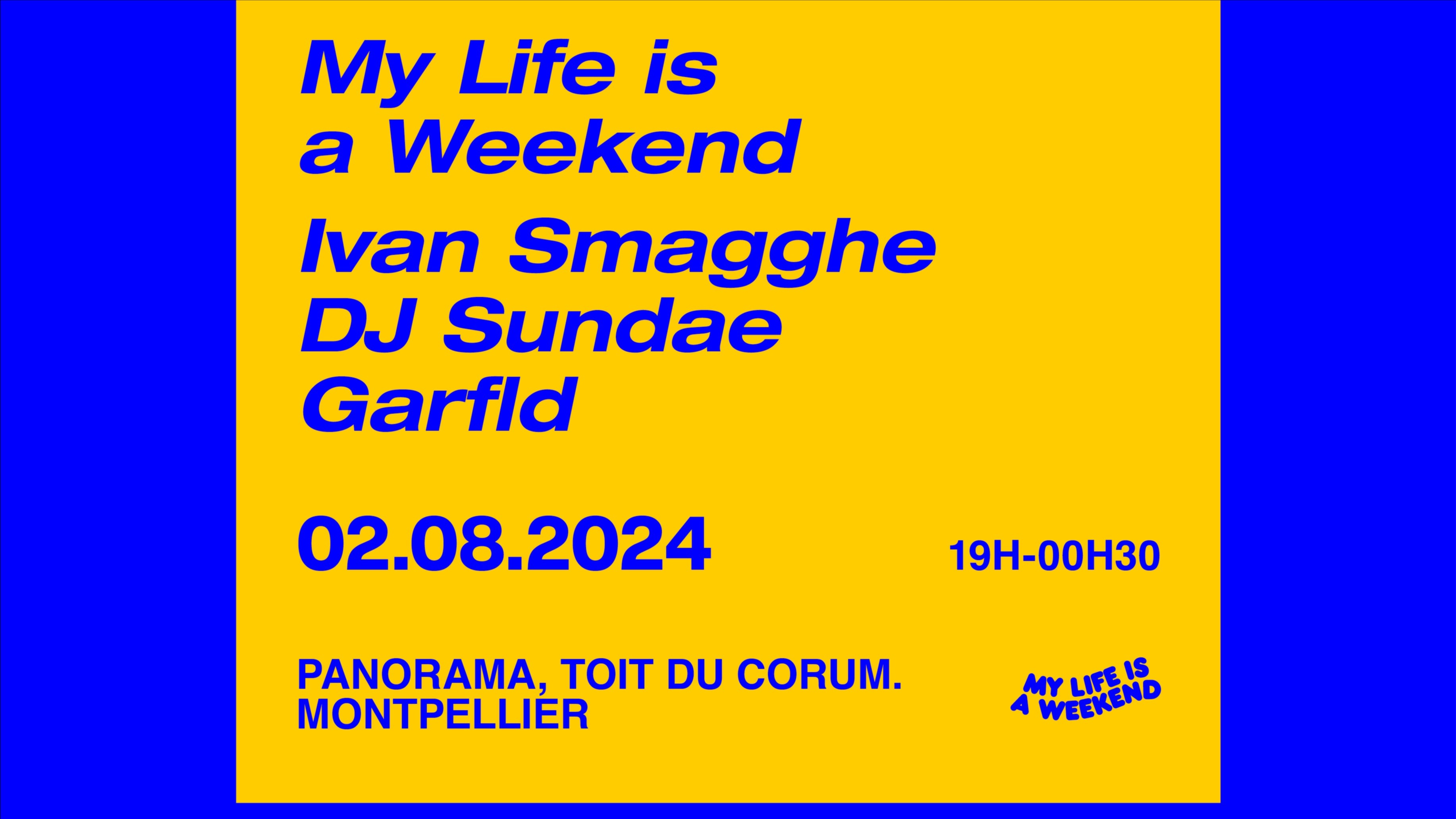 IVAN SMAGGHE, DJ SUNDAE, GARFLD • PANORAMA, TOIT DU CORUM • Montpellier image