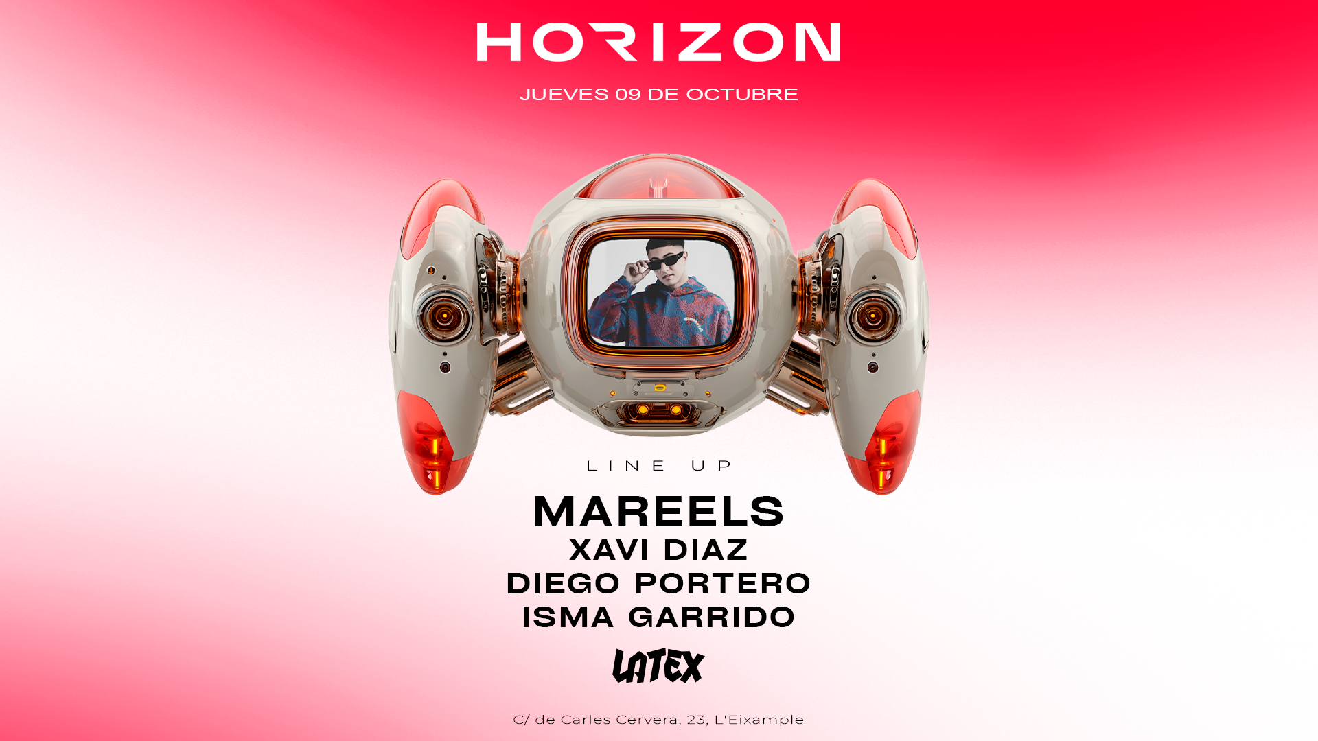 J09/10 // HORIZON: MAREELS + XAVI DIAZ + DIEGO PORTERO en LATEX image