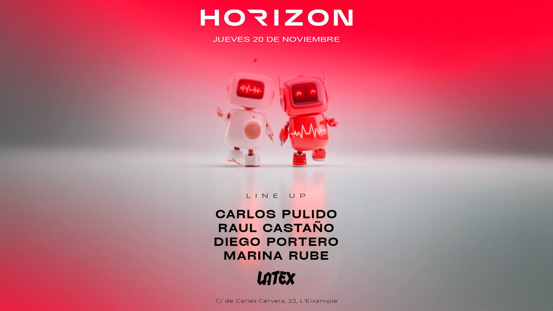 J20/11 HORIZON: MARINA RUBE + DIEGO PORTERO + RAUL CASTAÑO + CARLOS PULLIDO en LATEX image