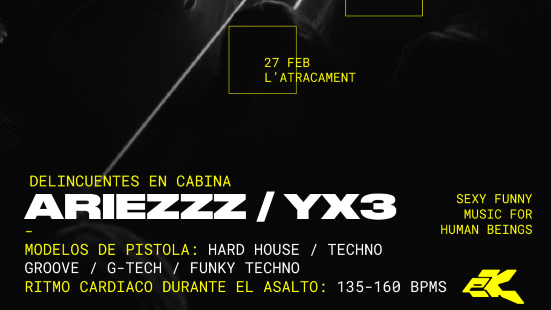 J27/02 // POST PARTY L'ATRACAMENT: YX3 + ARIEZZZ by ECLECTIKA en LATEX image