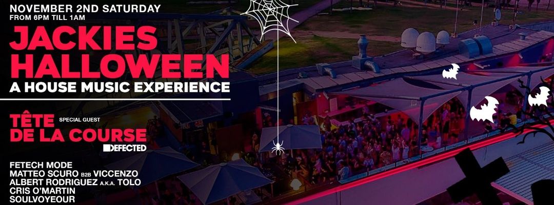 Jackies Halloween Open Air at Go Beach Club w/ Tete de La Course event cover