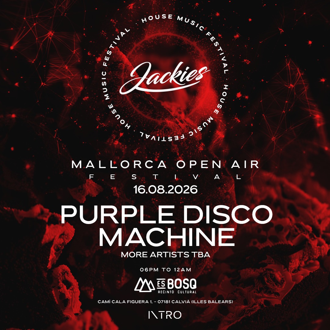 Jackies Mallorca House Music Festival w/ Purple Disco Machine image