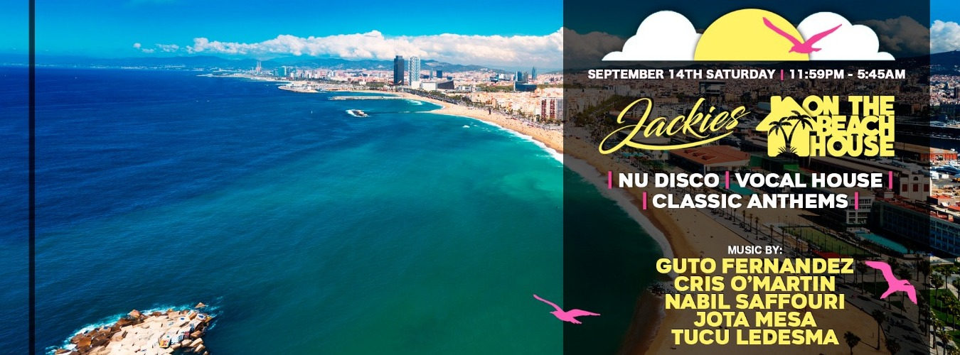 Jackies on the Beach House: House, Nu Disco, Classic Anthems image