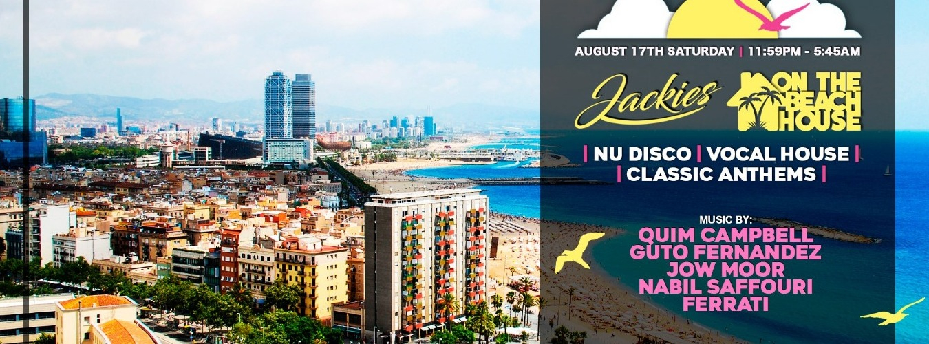 Jackies on the Beach House: House, Nu Disco, Classic Anthems image