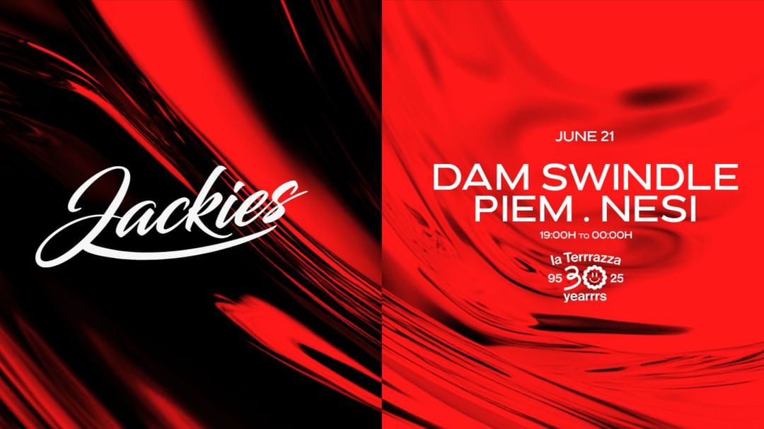 JACKIES * Open Air Daytime w/ Dam Swindle, Piem at La Terrrazza event cover