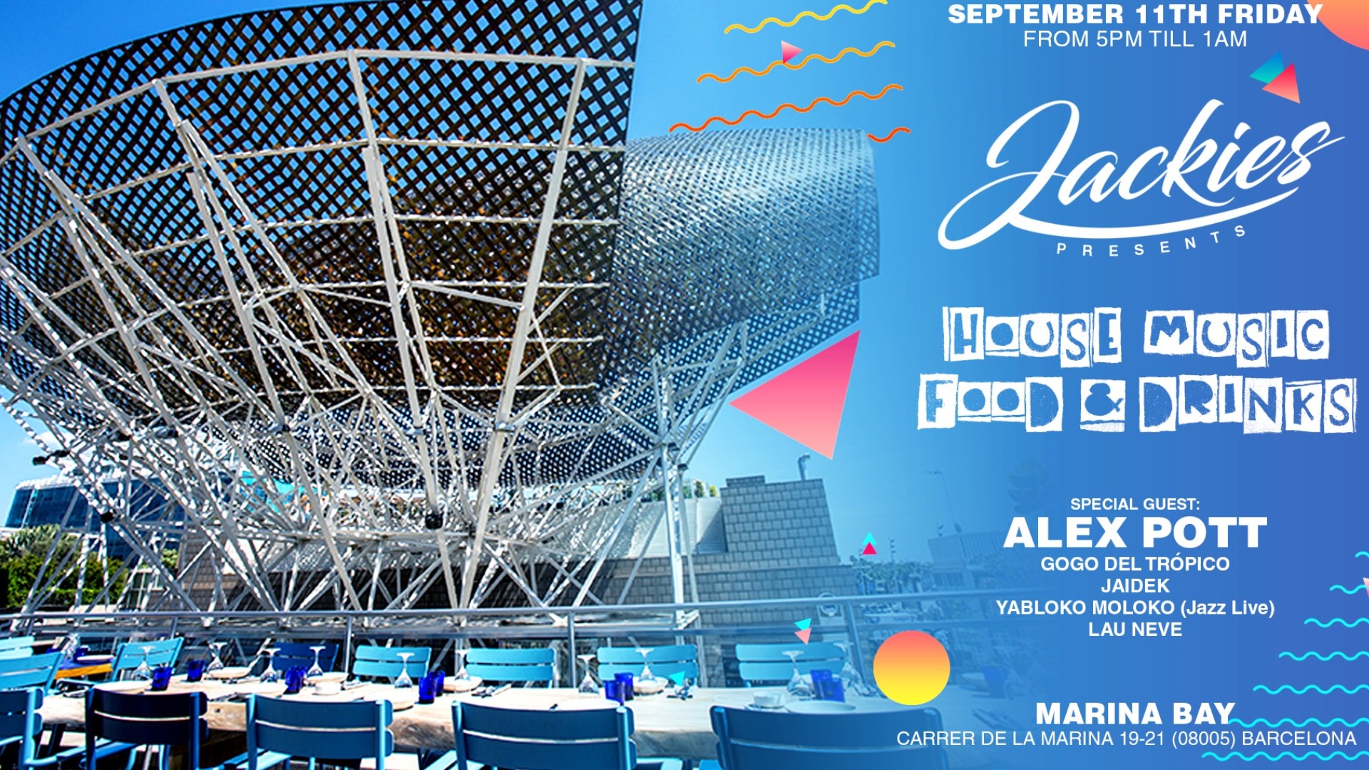 Jackies Pres: House Music with Alex Pott at Marina Bay image