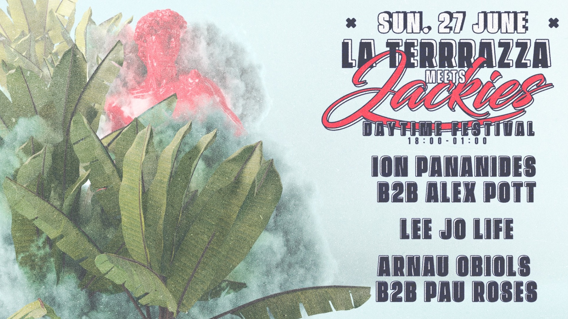 SOLD OUT**JACKIES pres: We Dance Again at La Terrrazza Poble Espanyol