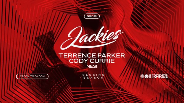 Cover for event: Jackies - Season Closing w/ Terrence Parker & Cody Currie at La Terrrazza