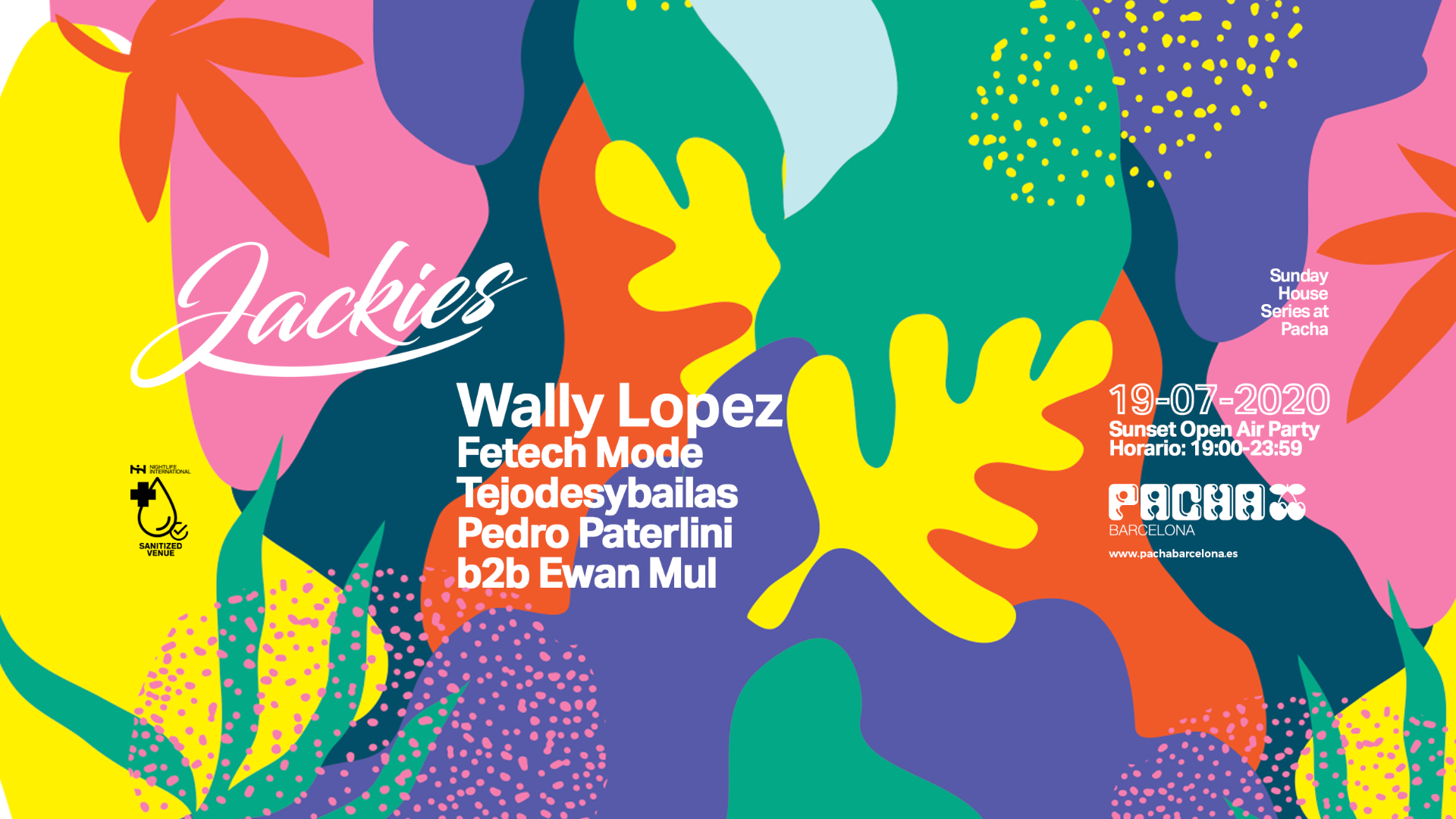 Jackies pres: Sunday House Series at Pacha with Wally Lopez (Sunset Terrace Open Air Party) image