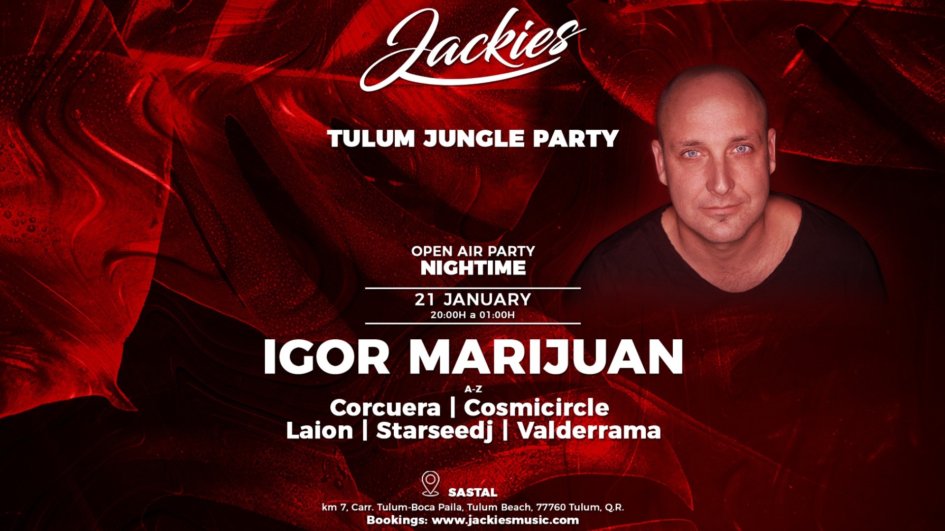 JACKIES Tulum pres: Igor Marijuan - Jungle Party at Sastal image