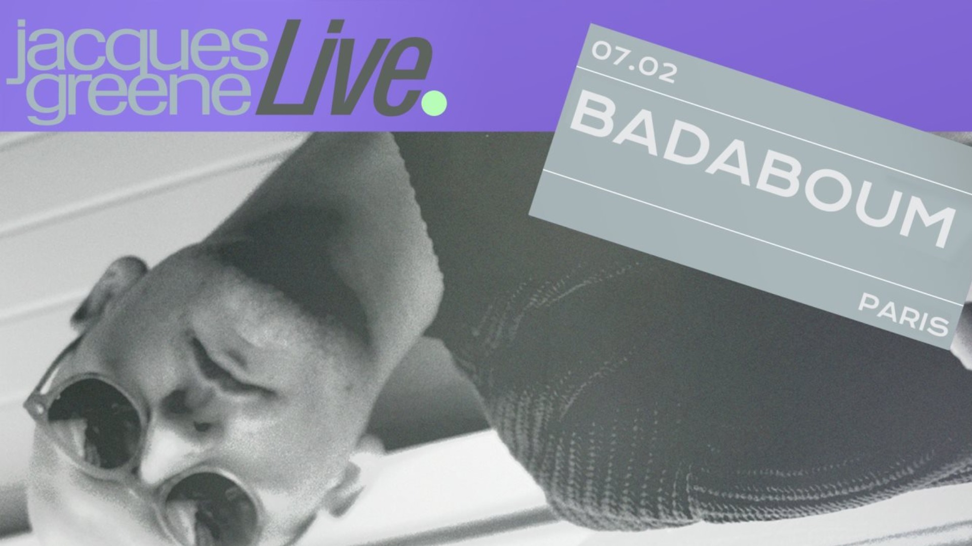 Jacques Greene (Live)• Poggio • Un Deux image