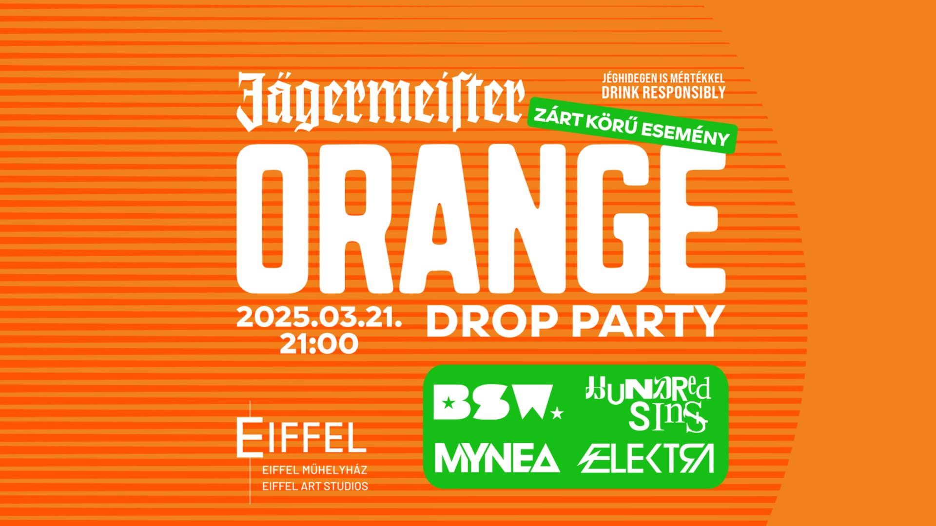Jägermeister Orange Drop Party image