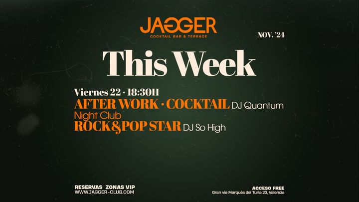 Cover for event: Jagger Club