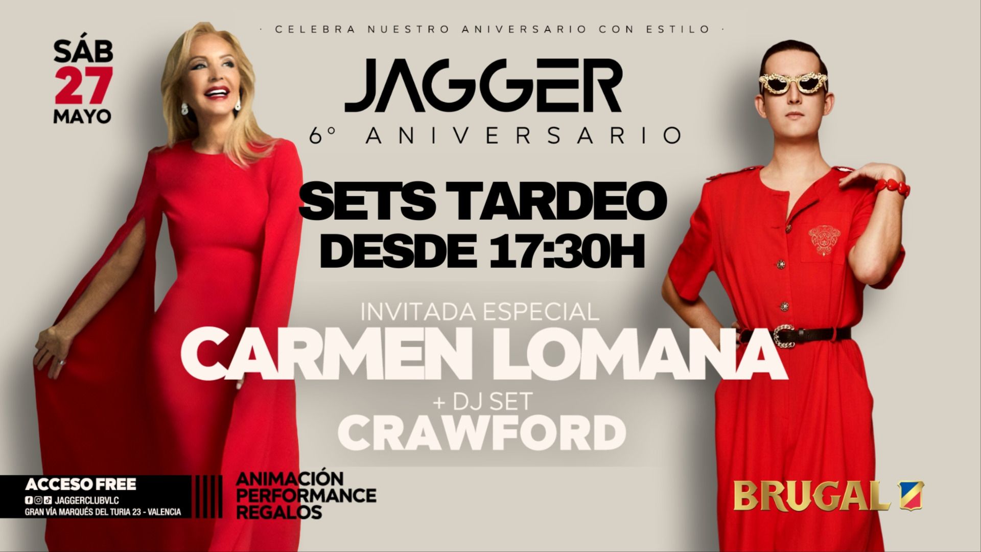 Jagger Club - Carmen Lomana y DJ Crawford image