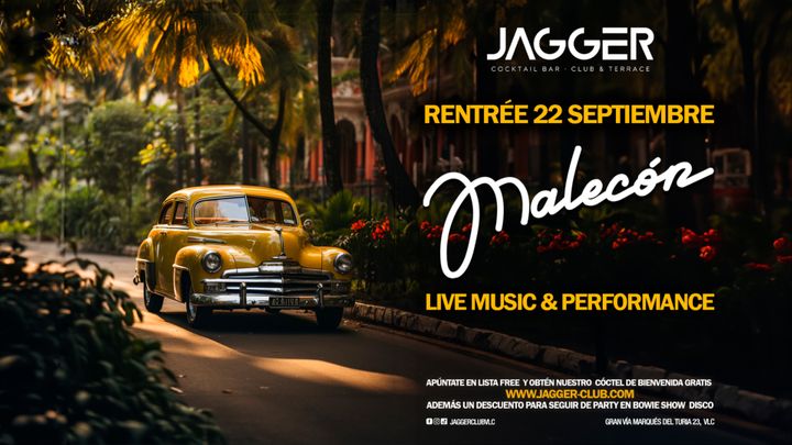 Cover for event: Jagger Club - Malecón