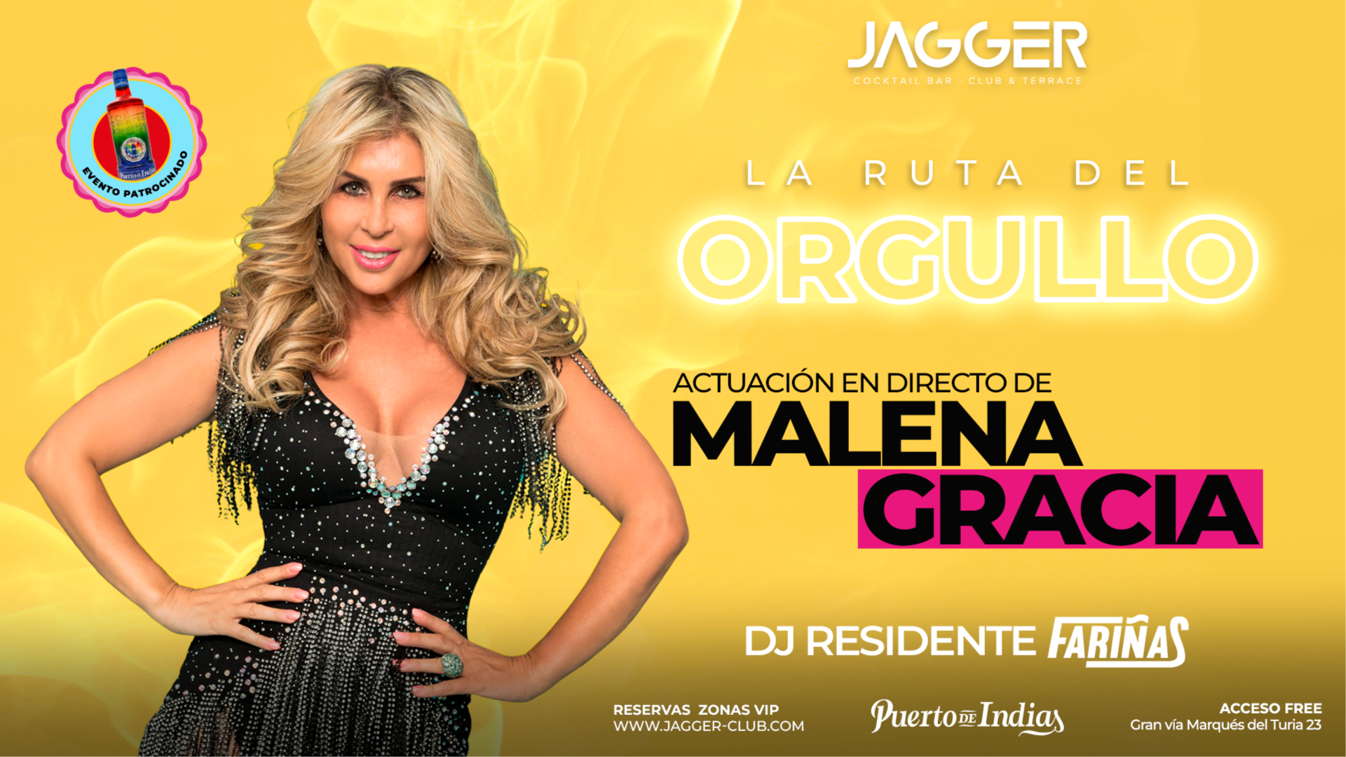 Jagger Club - Orgullo Clubbing con Malena Gracia image