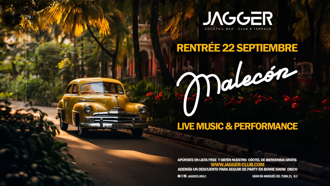 Copertina evento Jagger Club - Rentrée Malecón