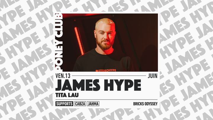 Cover for event: JAMES HYPE 