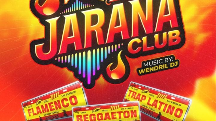 Cover for event: JARANA CLUB | Flamenco| Reggaeton | Trap latino -  FREE entrance until 1:30am 