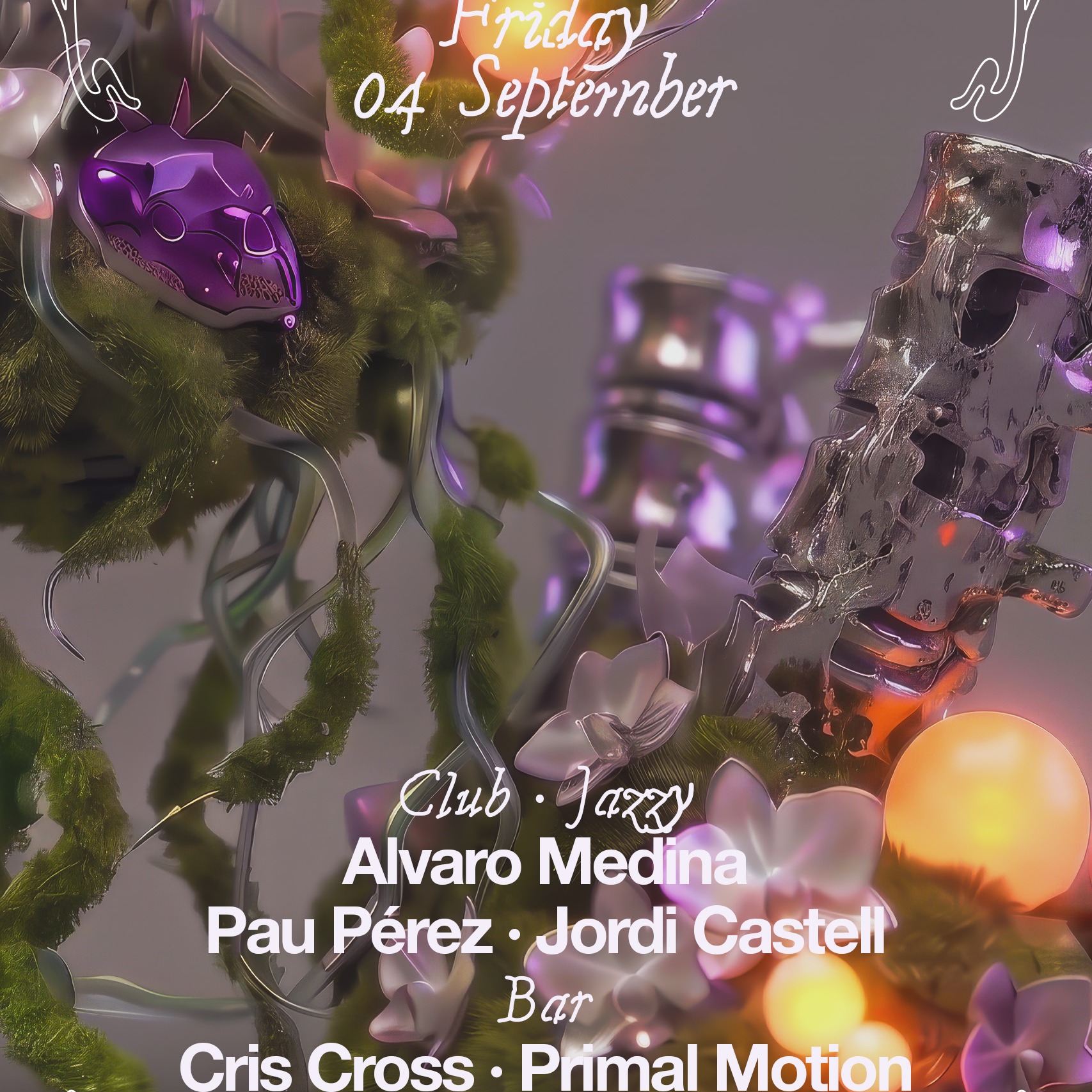 Jazzy: Alvaro Medina + Pau Pérez + Jordi Castell / Bar: Cris Cross & Primal Motion image