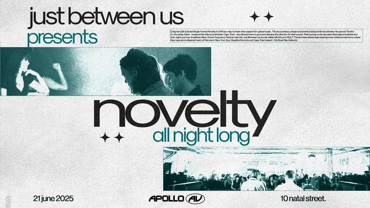 Cover for event: JBU Presents: Novelty All Night Long
