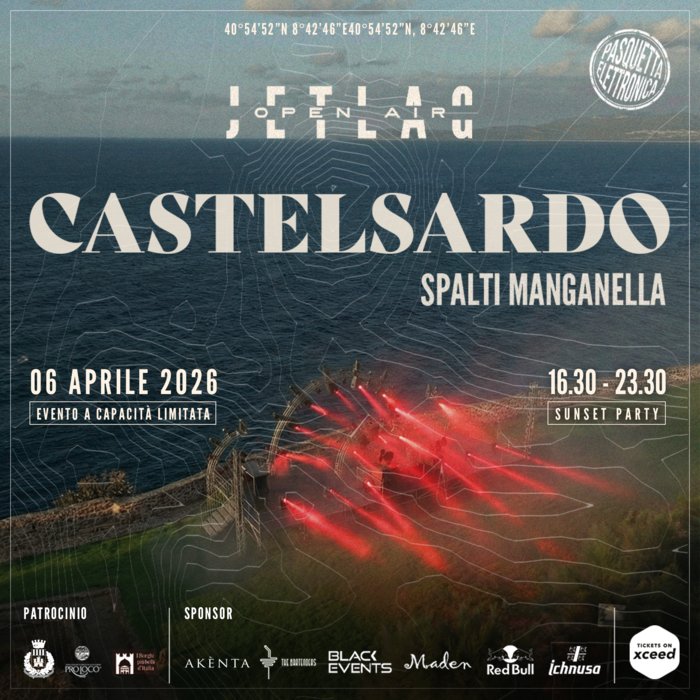 JETLAG | Open Air @ Spalti Manganella, Castelsardo