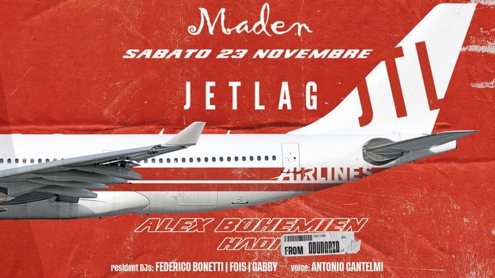 Cover for event: JETLAG w/ Alex Bohemien & Hadi | Opening Winter '24