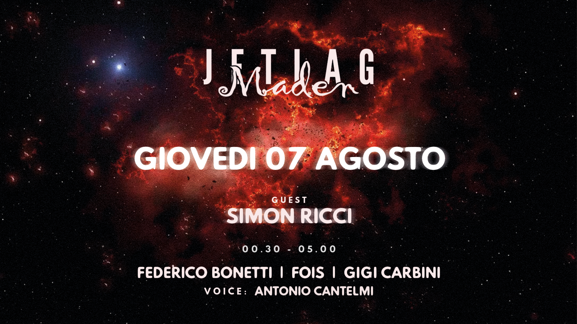 JETLAG w/ Simon Ricci | Maden Club image