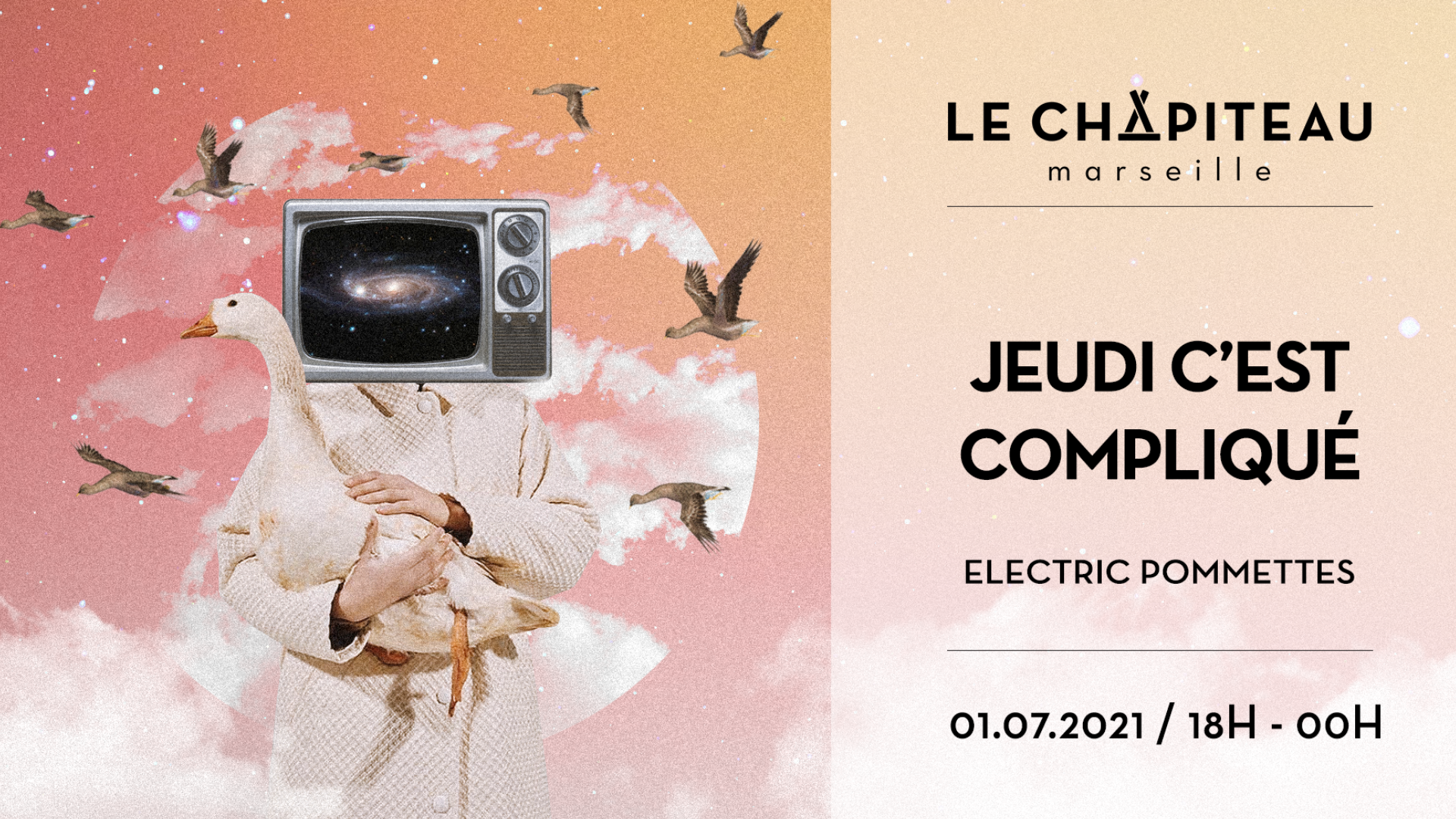 Jeudi c'est compliqué - w/ Electric Pommettes