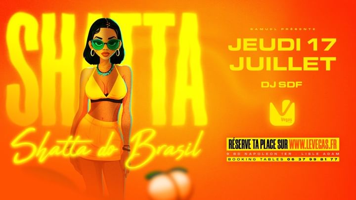 Cover for event: JEUDI - SHATTA DO BRASIL 