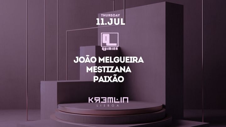 Cover for event: Química: João Melgueira, Mestizana, Paixão