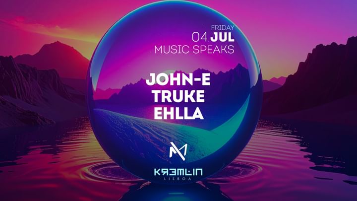 Cover for event: Music Speaks: John-E, Truke, Ehlla