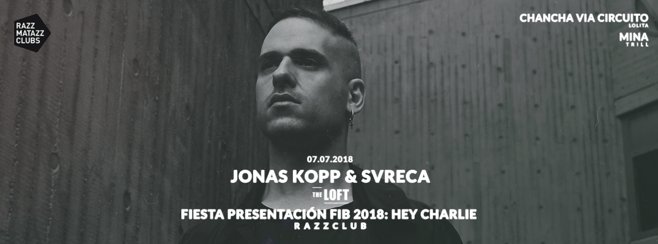 Jonas Kopp & Svreca @ The Loft & Hey Charlie - FIB Festival 2018 @ Razzclub image