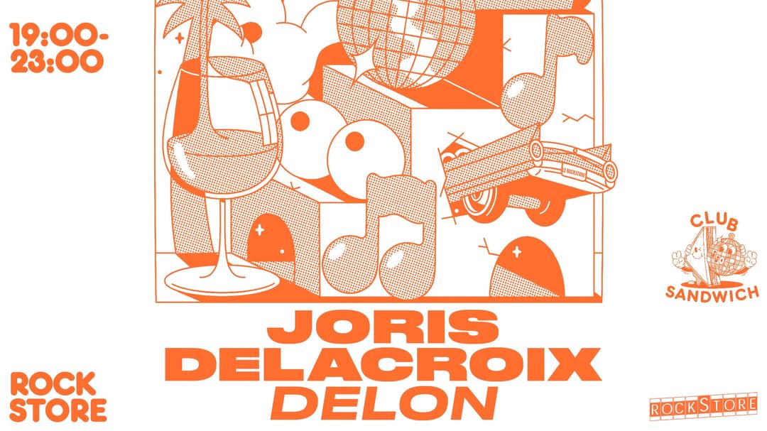 Copertina evento JORIS DELACROIX live + DELON • CLUB SANDWICH • Montpellier, Rockstore