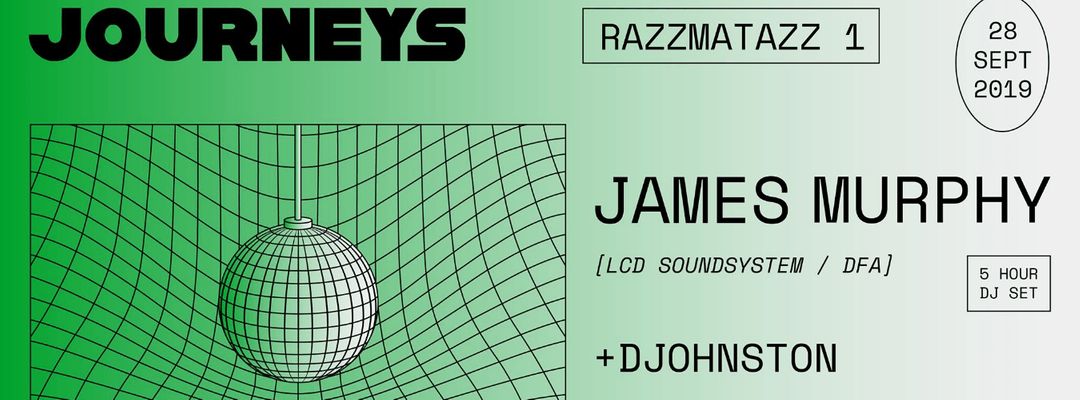 Copertina evento Journeys: James Murphy (5 hour dj set) + Djohnston