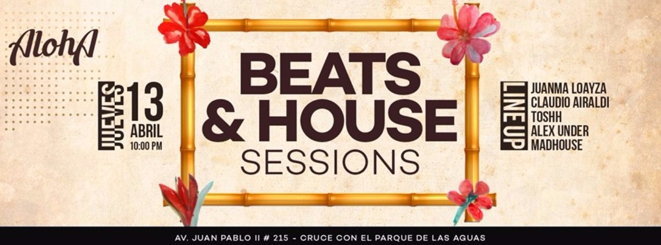JUE 13 ABRIL // Beats & House Sessions by Aloha image