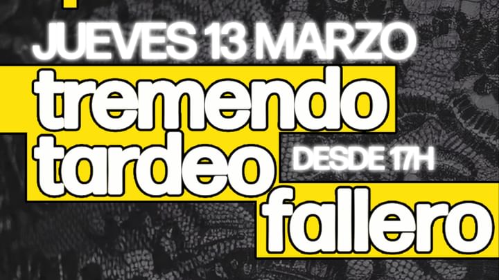 Cover for event: Jueves 13/03 Jagger: TREMENDO TARDEO FALLERO