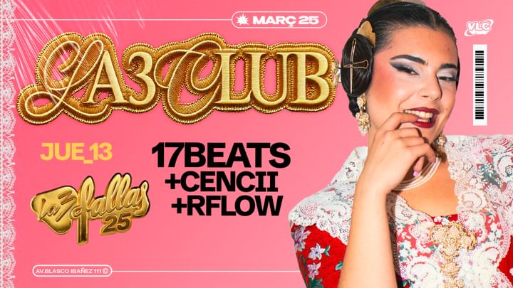 Cover for event: JUEVES 13 | Prefallas! w/ 17BEATS + CENCII + RFLOW