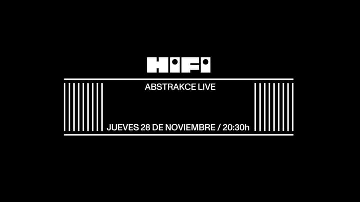 Cover for event: Jueves 28 de noviembre (ABSTRAKCE LIVE)