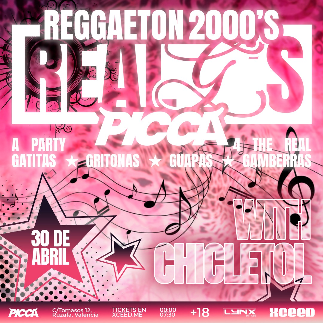 JUEVES 30/4 ESPECIAL REGGUETÓN con CHICLETOL en PICCA image