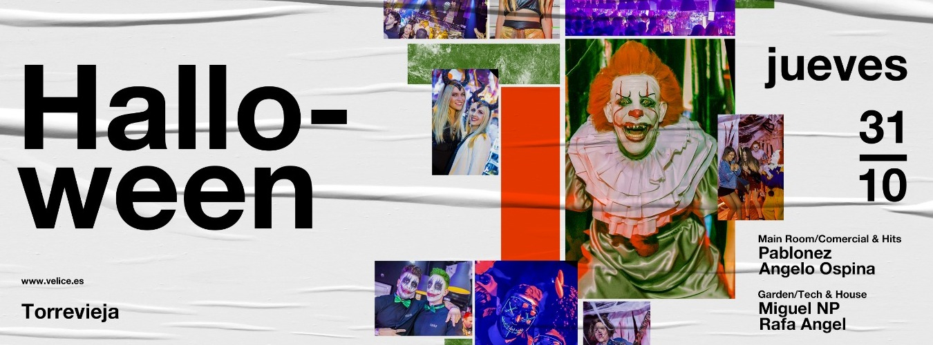 Jueves 31 de Octubre · Noche de Halloween en Velice Discoteca