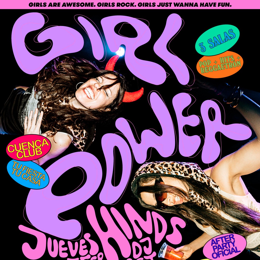 JUEVES: GIRL POWER con HINDS dj set (Afterparty Oficial) #CUENCAclub image